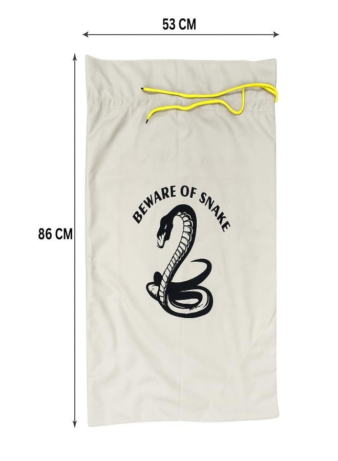 Stylera Heavy Duty Snake & Reptile Bag with Drawstring and Handle | 86 x 53 cm Large Snake Catching Bag with Sewn Bottom Corners for Safe Transport and Rescue Operations (Pack of 1) - Image 3